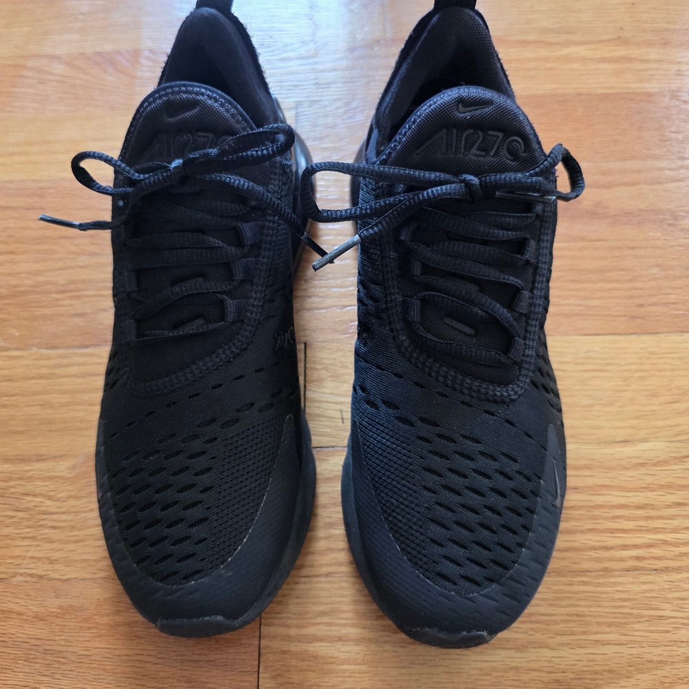 Nike Air Max 270 Womens 8 Triple Black AH6789-006